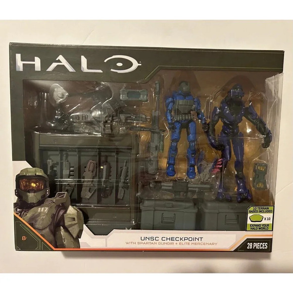 Halo World Infinite‎ UNSC Checkpoint 3.75 inch Action Figure - HLW0178​ - Picture 1 of 2